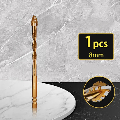 Alloy Drill Bit Eccentric Multifunctional Tile Glass Cement Metal Ceramic Wood Plastic Hole Saw Triangle Size 6Mm 8Mm 10Mm 12Mm